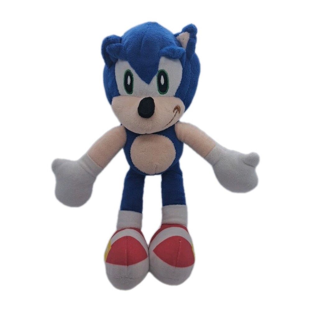 Sonic the Hedgehog 10" Plush - Suction-Cup Speedster - EUC